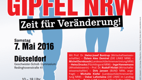 Plakat Sozialgipfel NRW